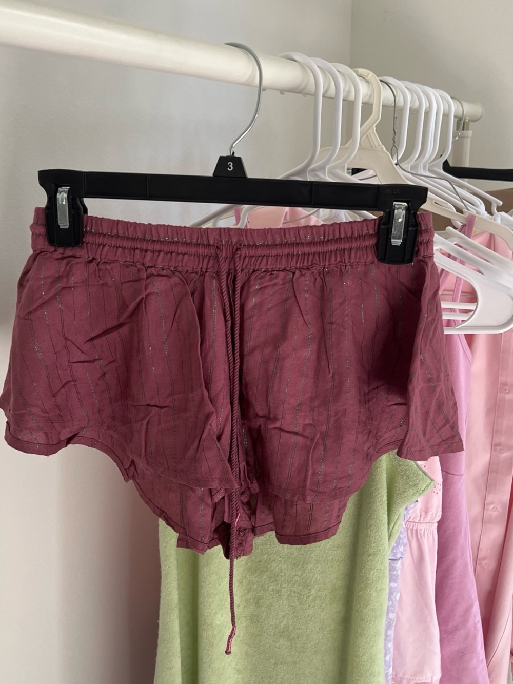Urban Outfitters Women’s Drawstring Lounge Shorts in Mauve